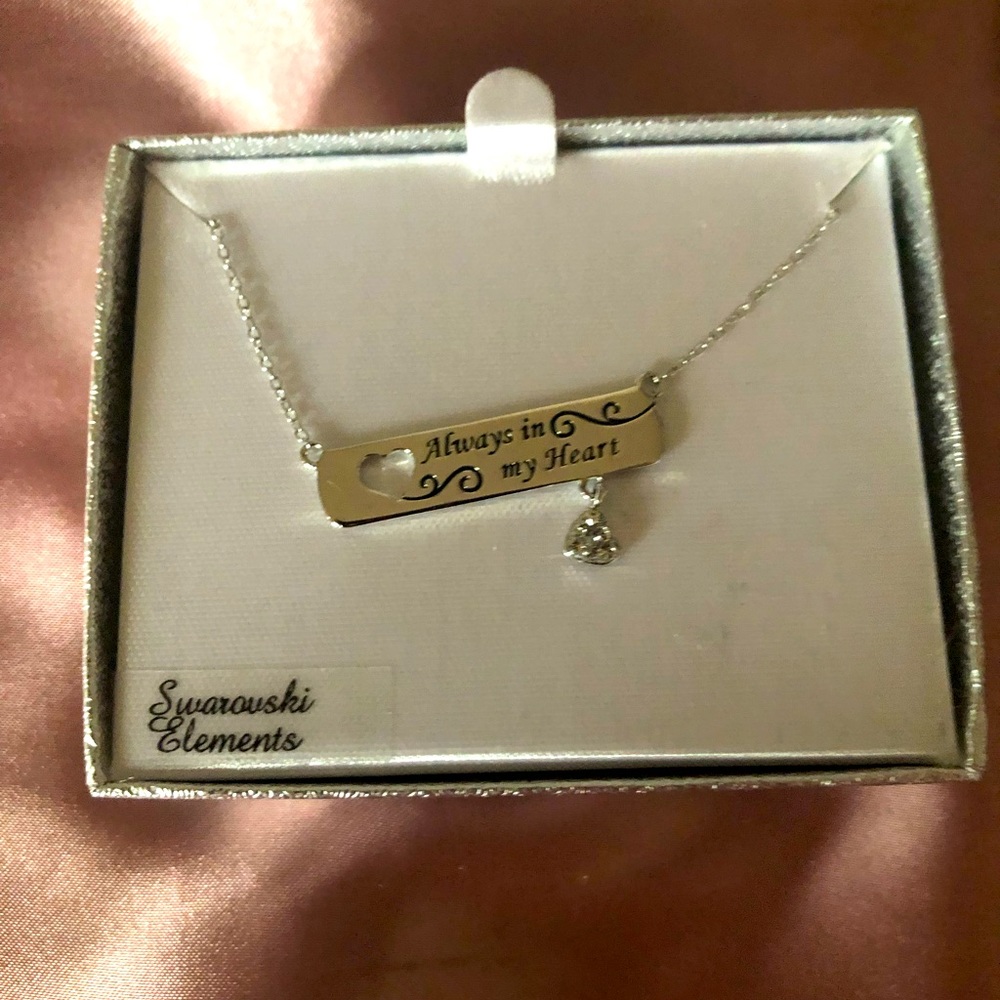 silver necklace
